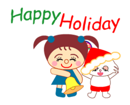 Tame cat Boo and a girl sticker Part2 sticker #14065971