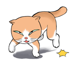 TETUGIROU Cat sticker #14066623