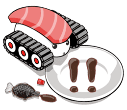 Sushi Tank-3(English) sticker #14066764