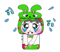 Mr. Takashi and rabbit.. sticker #14067067