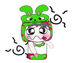 Mr. Takashi and rabbit.. sticker #14067070