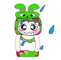 Mr. Takashi and rabbit.. sticker #14067073