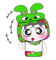 Mr. Takashi and rabbit.. sticker #14067083