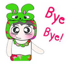 Mr. Takashi and rabbit.. sticker #14067084