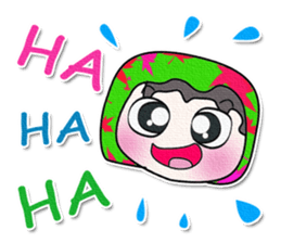 Ha Ha. My name is Takashi. sticker #14067114