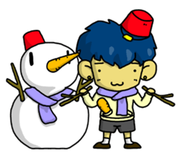 Christmas Boy sticker #14068111