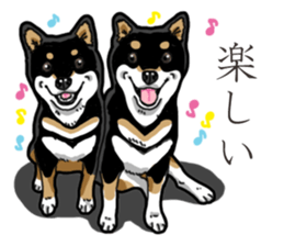 Daily Black Shiba Inu 3 sticker #14068290