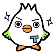 Sticker for the initial T sticker #14068550