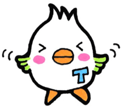 Sticker for the initial T sticker #14068557