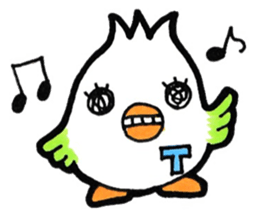 Sticker for the initial T sticker #14068560