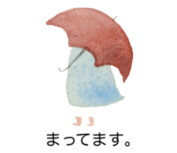 Rain Coat sticker #14070620