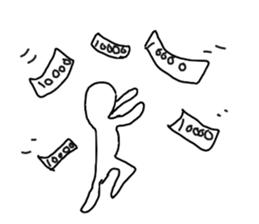 The graffiti looks like drawn by brats sticker #14070873