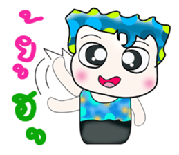 Hello! My name is Shimura. ^_^ sticker #14071071