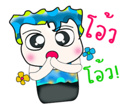 Hello! My name is Shimura. ^_^ sticker #14071090