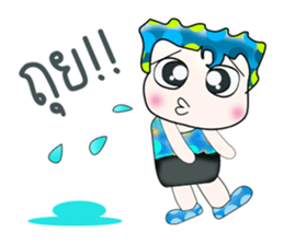 Hello! My name is Shimura. ^_^ sticker #14071092