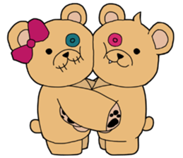 =ANEMONE BEARS= sticker #14071097