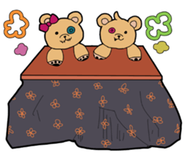=ANEMONE BEARS= sticker #14071105