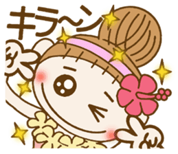 Day 6 of the Hawaiian Girl ocyame sticker #14071153