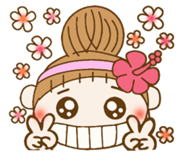 Day 6 of the Hawaiian Girl ocyame sticker #14071157