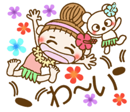Day 6 of the Hawaiian Girl ocyame sticker #14071161