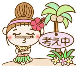 Day 6 of the Hawaiian Girl ocyame sticker #14071167