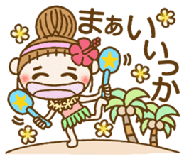 Day 6 of the Hawaiian Girl ocyame sticker #14071168