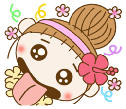Day 6 of the Hawaiian Girl ocyame sticker #14071170