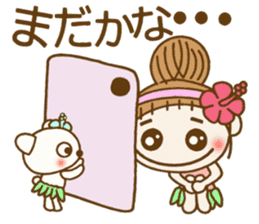 Day 6 of the Hawaiian Girl ocyame sticker #14071174