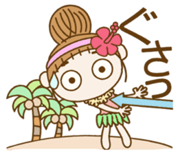 Day 6 of the Hawaiian Girl ocyame sticker #14071178