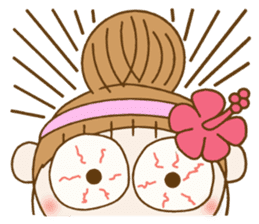 Day 6 of the Hawaiian Girl ocyame sticker #14071181