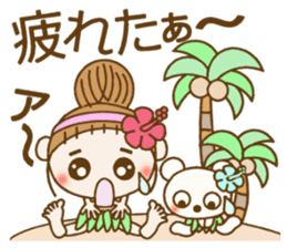 Day 6 of the Hawaiian Girl ocyame sticker #14071182