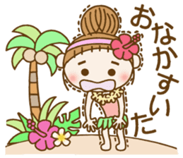 Day 6 of the Hawaiian Girl ocyame sticker #14071183