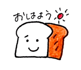 Sticker of pretty bread 1 sticker #14071190