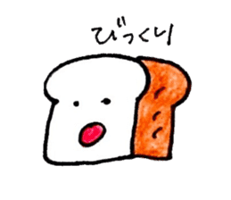 Sticker of pretty bread 1 sticker #14071204