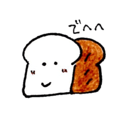 Sticker of pretty bread 1 sticker #14071209