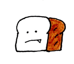 Sticker of pretty bread 1 sticker #14071227