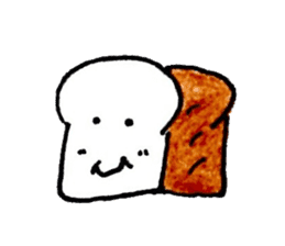 Sticker of pretty bread 1 sticker #14071229