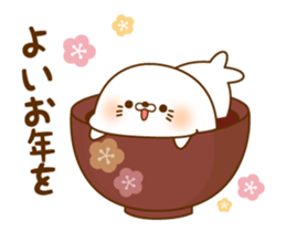 Stinging tongue sealand New Year sticker #14071296