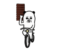 panda ossan act sticker #14071343