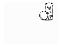 panda ossan act sticker #14071344