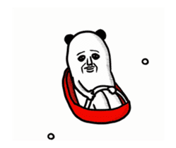 panda ossan act sticker #14071345