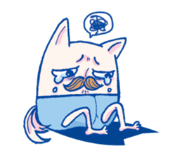 pai!pai!Bearded animal!! sticker #14071444