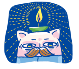 pai!pai!Bearded animal!! sticker #14071456