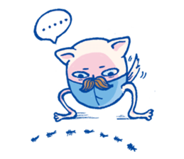 pai!pai!Bearded animal!! sticker #14071457