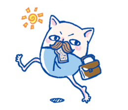 pai!pai!Bearded animal!! sticker #14071458