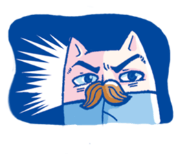 pai!pai!Bearded animal!! sticker #14071460