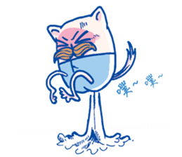 pai!pai!Bearded animal!! sticker #14071461