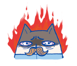 pai!pai!Bearded animal!! sticker #14071465