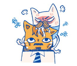 pai!pai!Bearded animal!! sticker #14071467