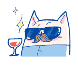 pai!pai!Bearded animal!! sticker #14071471